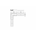 Profilsamler SURFACE10 90DEG - Hvid lakeret