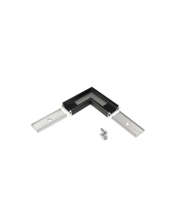 Profilsamler SURFACE10 90DEG - Sort anodiseret