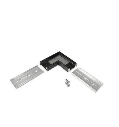 Profilsamler SURFACE14 90DEG - Sort anodiseret