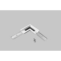 Profilsamler GROOVE10 90DEG - Hvid lakeret