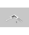 Profilsamler GROOVE10 90DEG - Hvid lakeret