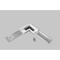 Profilsamler GROOVE14 90DEG - Hvid lakeret