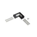 Profilsamler CORNER10 90DEG - Sort anodiseret