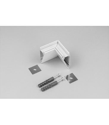 Profilsamler WALLE12 90DEG - Hvid lakeret