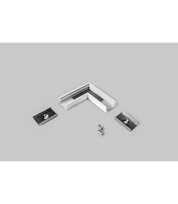 Profilsamler UNI12 90DEG - Hvid lakeret
