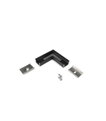 Profilsamler UNI12 90DEG - Sort anodiseret