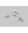 Profilsamler LINEA20 90DEG - Hvid lakeret
