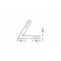Profilsamler LINEA20 60DEG - Sort