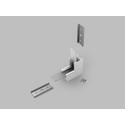 Profilsamler LINEA20 90DEG -  op / ned, hvid lakeret