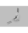 Profilsamler LINEA20 90DEG - op / ned, hvid lakeret