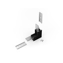 Profilsamler LINEA20 90DEG -  op / ned, sort