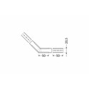 Profilsamler LINEA20 135DEG - Sort