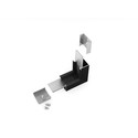 Profilsamler LINEA-IN20 90DEG -  op / ned, sort anodiseret