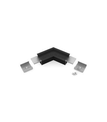 Profilsamler LINEA-IN20 120DEG - Sort anodiseret