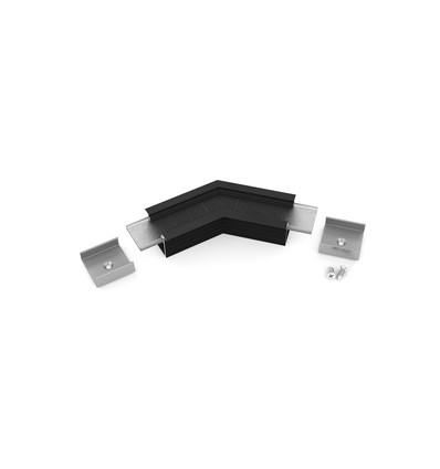 Profilsamler LINEA-IN20 135DEG - Sort anodiseret