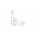 Profilsamler VARIO30-02 90DEG - Hvid lakeret
