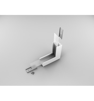 Profilsamler VARIO30-02 90DEG - op / ned, hvid lakeret