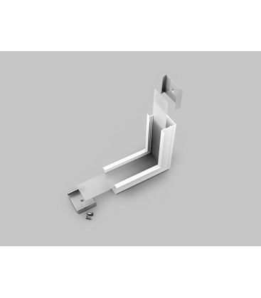 Profilsamler VARIO30-07 90DEG -  op / ned, hvid lakeret