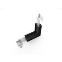 Profilsamler VARIO30-07 90DEG -  op / ned, sort anodiseret