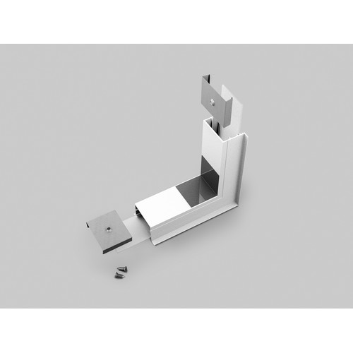 Profilsamler VARIO30-07 270DEG - op / ned, hvid lakeret