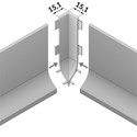 Profilsamler BASE 90DEG - Hvid