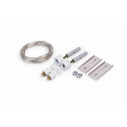 LED strip 1.5m wireophæng strømførende (50V), hvid lakeret