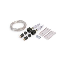 LED strip 1.5m wireophæng strømførende (50V), sort