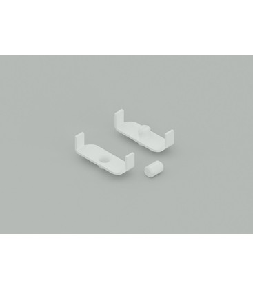 Monteringsbeslag LINEA20 - Hvid lakeret Monteringsbeslag LINEA20 - Hvid lakeret