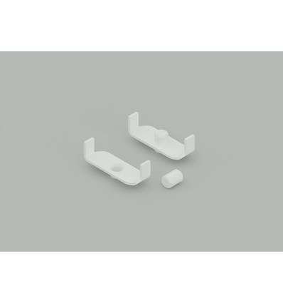 Monteringsbeslag LINEA20 - Hvid lakeret