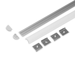 LED strip 2m sæt ARC12 + D CLICK - Anodiseret