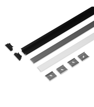 2m sæt GROOVE14.V2 + C3 CLICK - Sort anodiseret