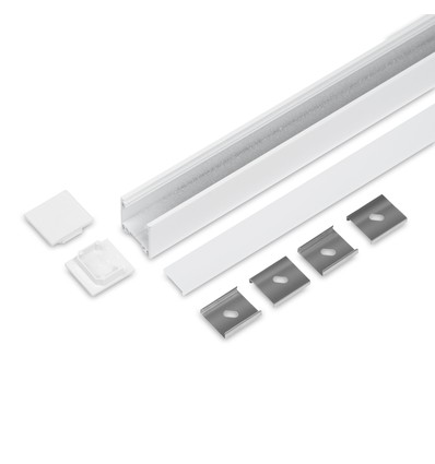 2m sæt LINEA20 + F CLICK - Hvid