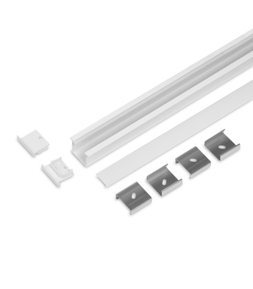 2m sæt LINEA-IN20 + F CLICK - Hvid