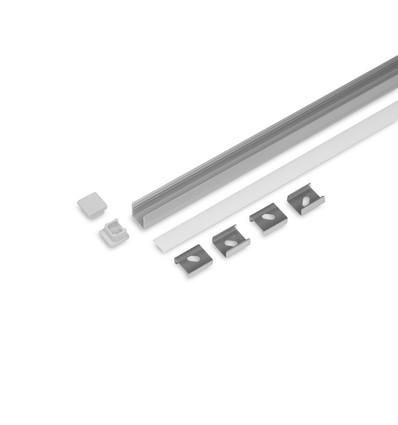 2m sæt SMART10 + C2 CLICK - Anodiseret