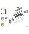 2m aluprofil LINEA20 EE7F/TY - Ubehandlet aluminium, påbygning, LED skinne