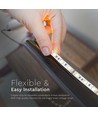 5m 11W/m rød/grøn/blå/gul LED strip - 60 LED pr. meter, vælg kulør
