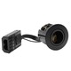 GU10 indbygningsspot Inno88 - Sort, IP44, godkendt i isolering