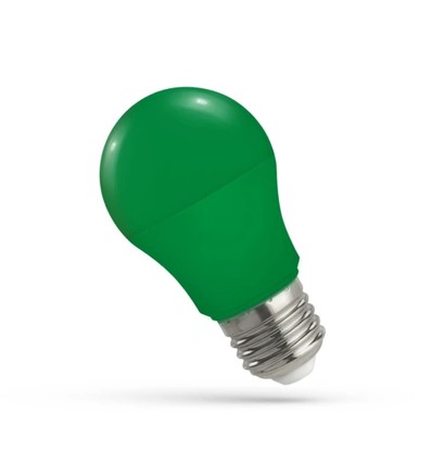 E27 4,9W Grøn LED pære - A50, Matteret