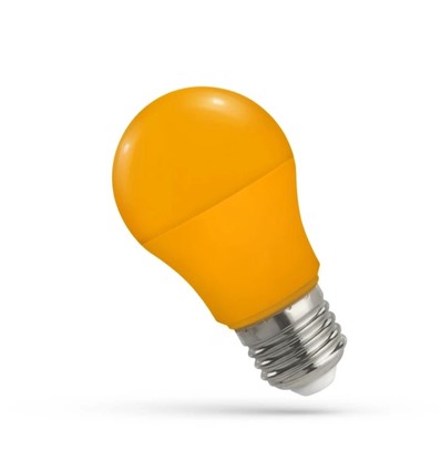 E27 4,9W LED pære - Matteret, A50, Orange