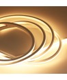 5m 7,5W/m AnyCut Neon Flex 10x10 Varm hvid LED strip - 12V DC, Ingen klippeafstand