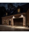 10W projektør med sensor - IP44, Hvid, arbejdslampe, PIR sensor