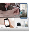 WiFi LED controller med fjernbetjening, 12V/24V - Smart Life, Google Home, CCT/RGB, 72-144W