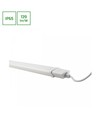 120cm 36W LED armatur m. stik og afbryder - IP65, 2m kabel + stik, tænd/sluk