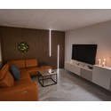 Lys til akustikpanel, 240cm, sort - Komplet sæt med aluprofil og CCT LED strip
