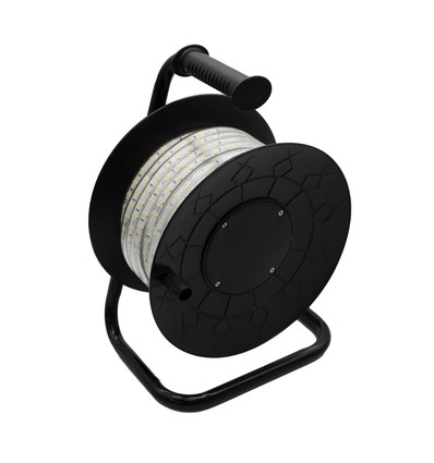25m Arbejdslys LED strip på tromle ECO - 230V, IP67, 120 LED/m, 9W/m, 1320 lm/m