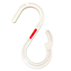 Arbejdsbelysning 10 stk. krog til montering af 230V strip - Ø65mm hul