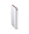 10000mAh Powerbank, 22.5W - Ultra slim, aluminium, hvid, fast charger