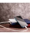 10000mAh Powerbank, 22.5W - Ultra slim, aluminium, hvid, fast charger