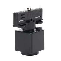 Spectrum LED SPS2 Adapter Slim - 3-faset, med stikdåse, sort, Spectrum