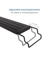30-45 cm akvarie armatur - 6W LED, hvid/blå/rød/grøn, justerbar længde, IP66